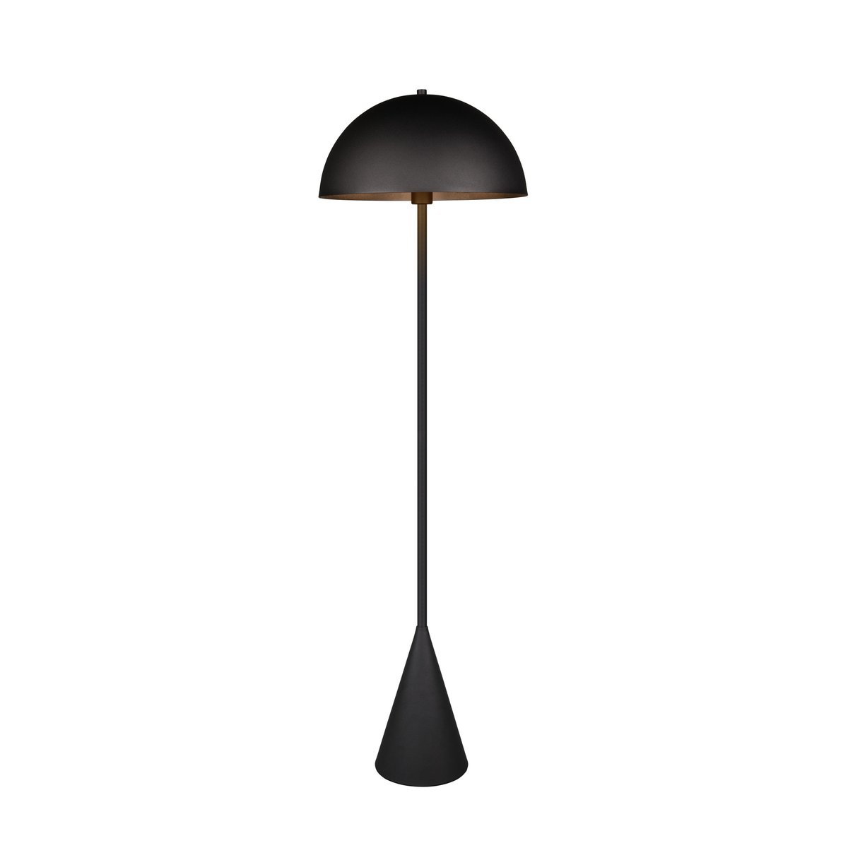 Lampadaire design en métal, ALFIE noir, TRIO