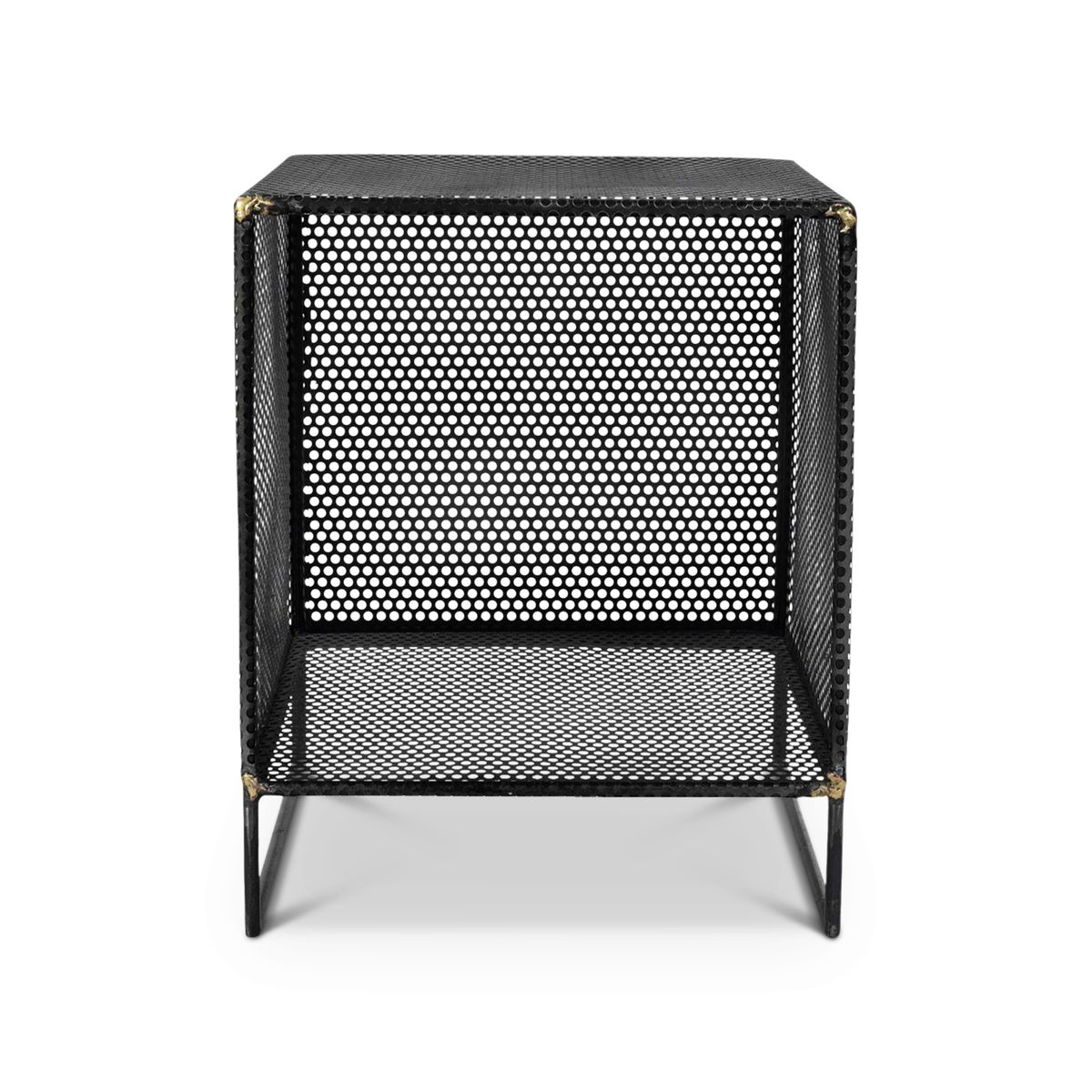 Cube en métal 1 niche Loft noir, ZAGO