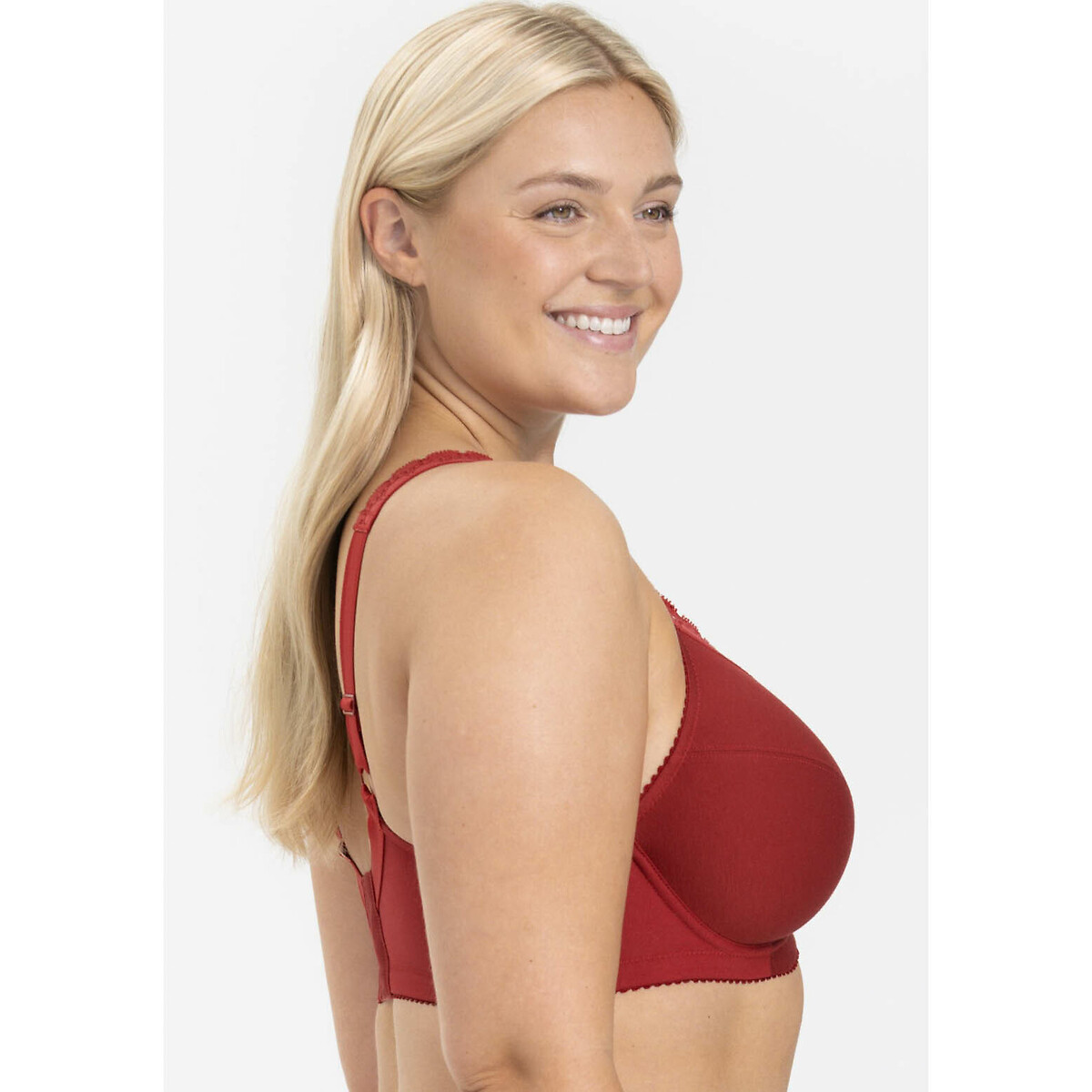 Reggiseno Cotton Comfort rosso, MISS MARY OF SWEDEN