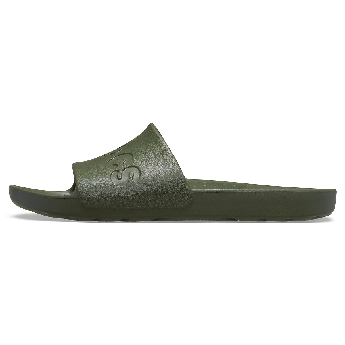 Ciabattine Crocs Slide kaki, CROCS