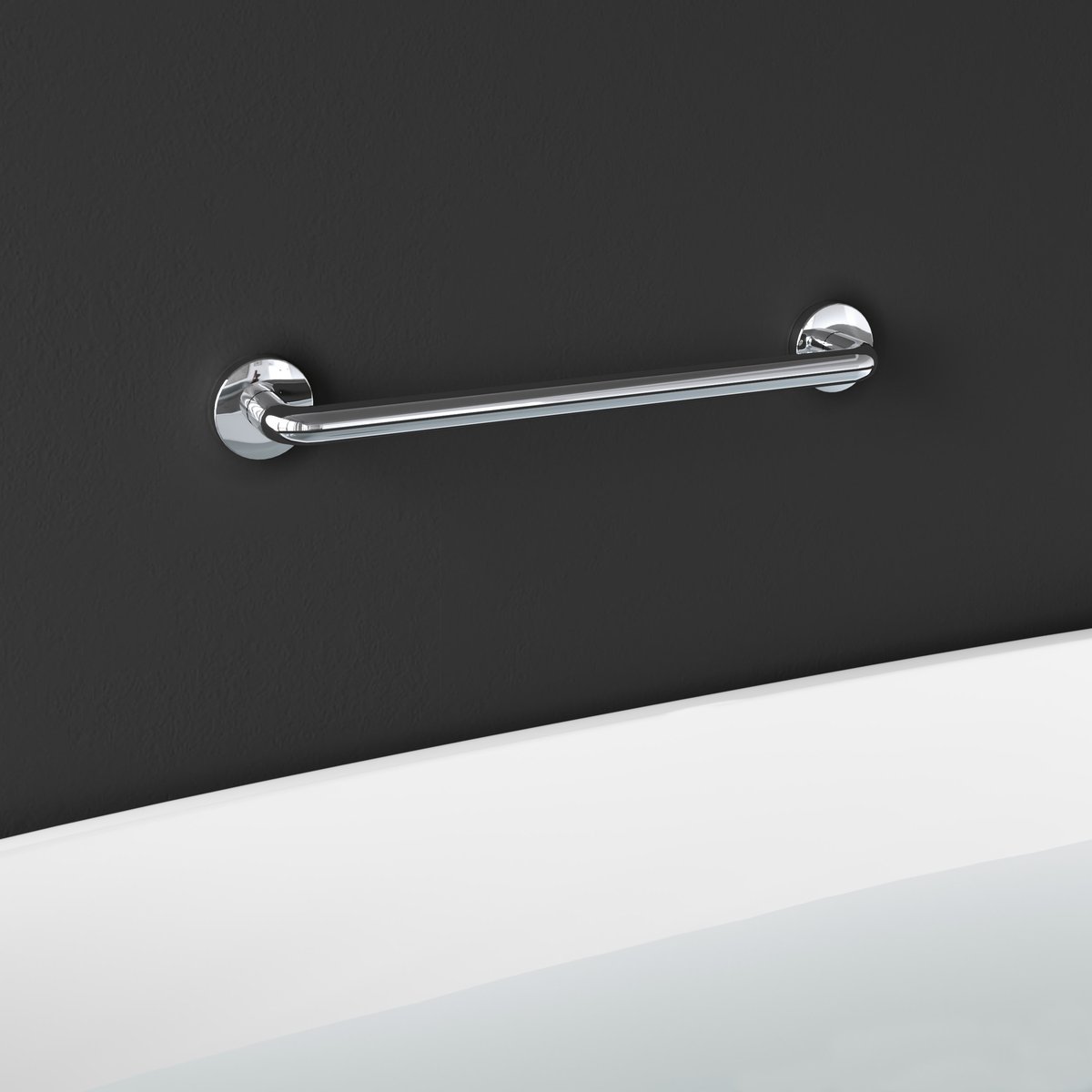 Barre D'appui Wc  ARCHITECT SP acier inoxydable mat, COSMIC
