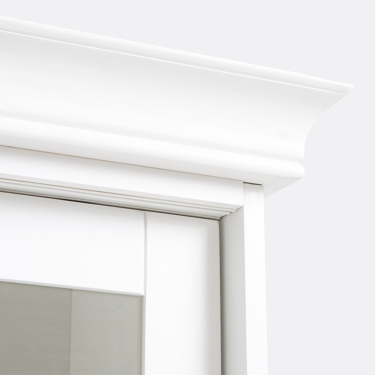 Buffet vaisselier, 3 portes, en pin massif et MDF, AUTHENTIC STYLE blanc, LA REDOUTE INTERIEURS