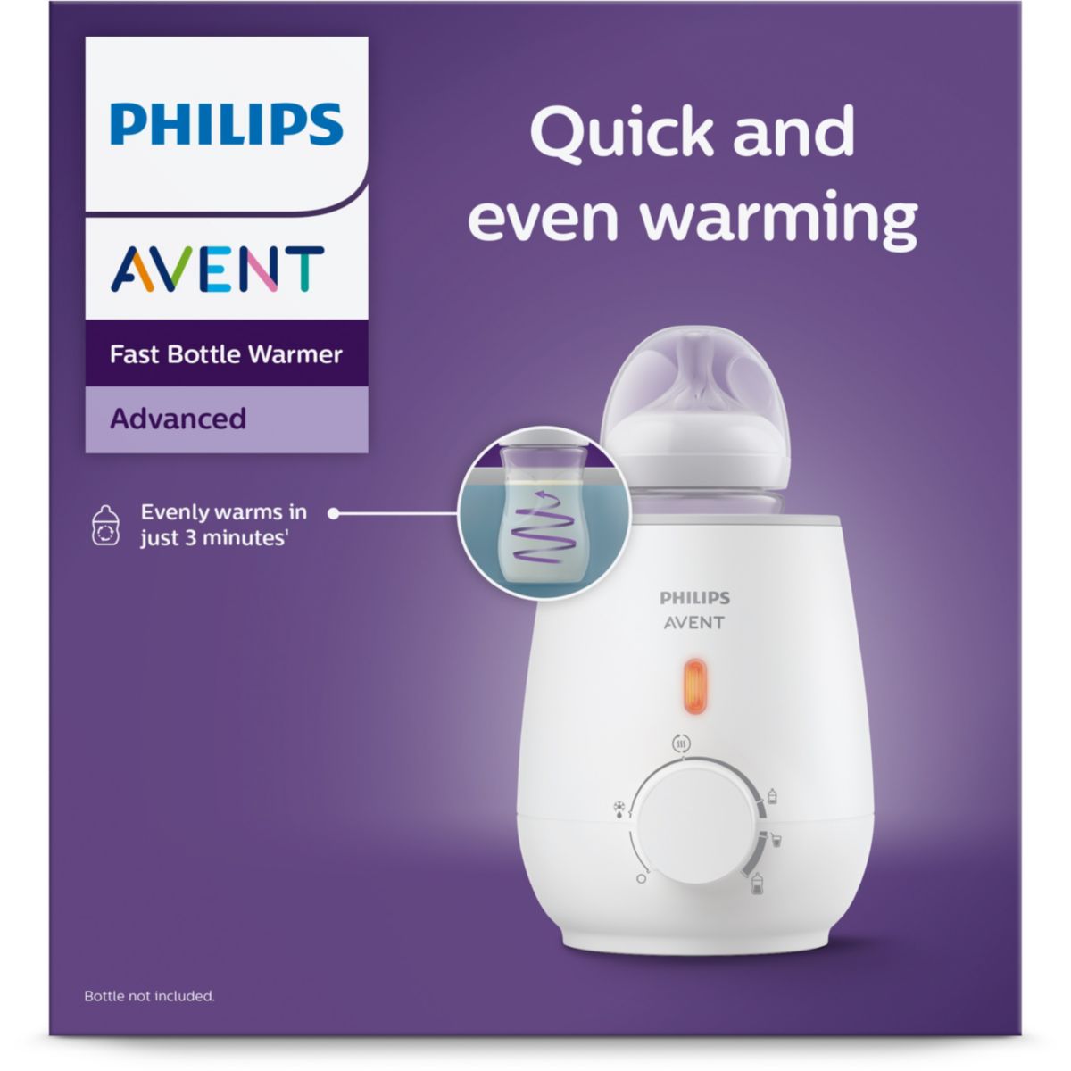 Chauffe biberon SCF355/09 couleur unique, PHILIPS