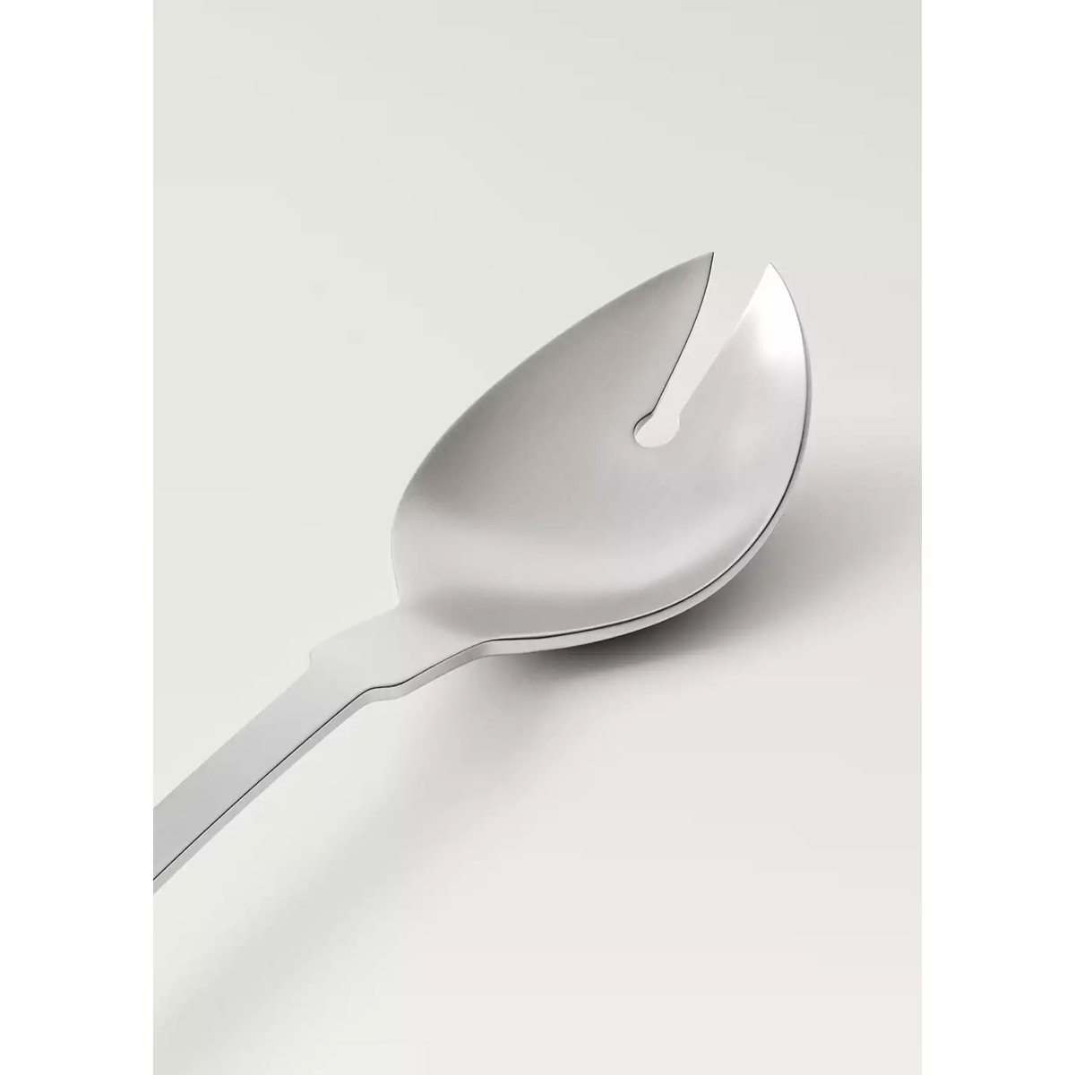 Lot de couverts de service 2 pièces en acier inoxydable argenté mat argent, MANGO HOME