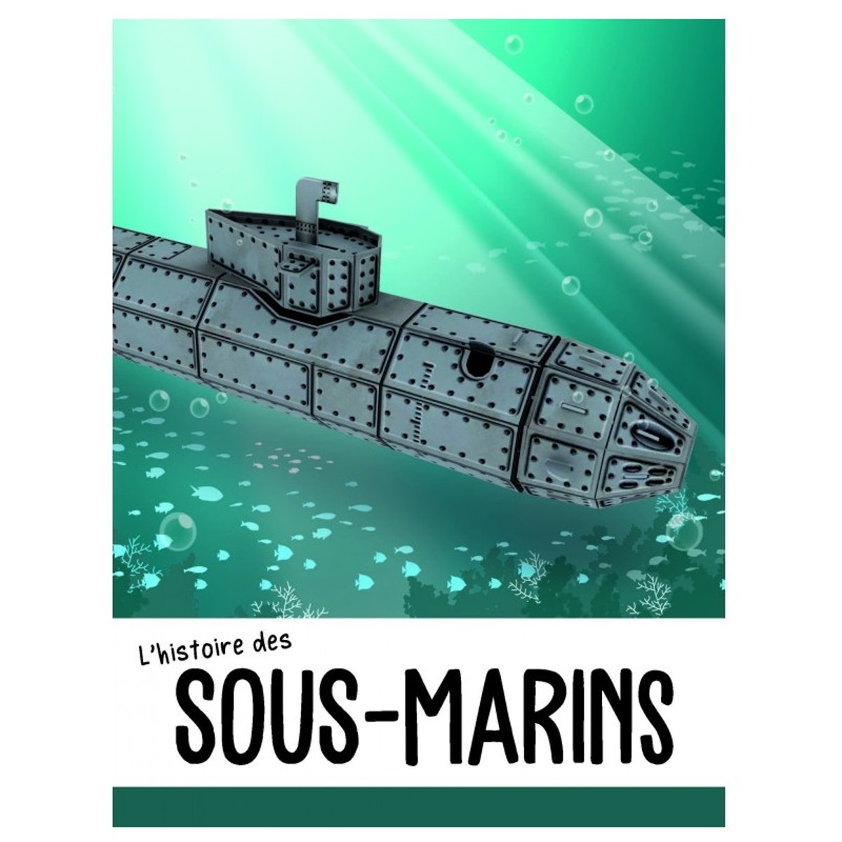 Construis le sous marin 3D bleu, SASSI JUNIOR
