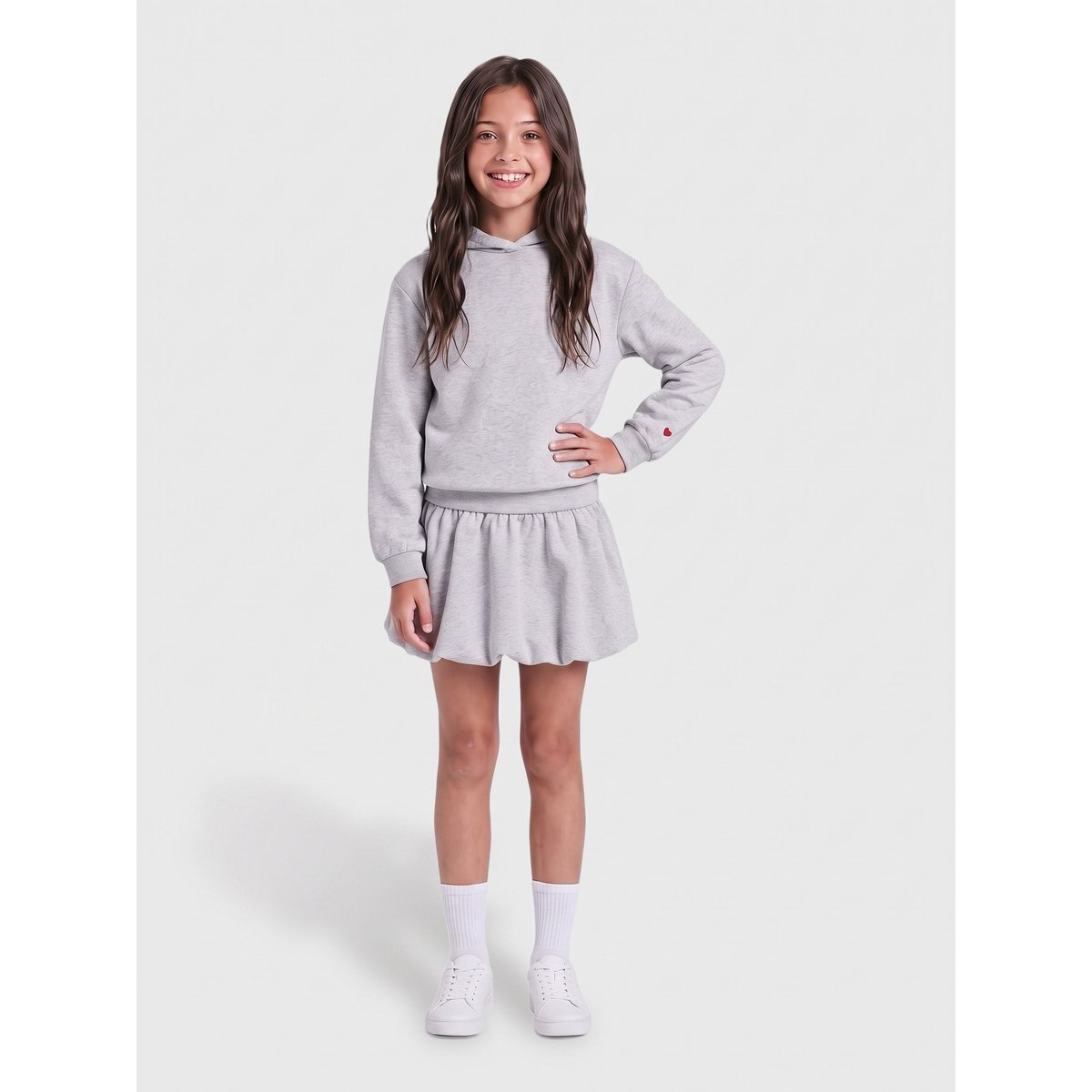 Robe light grey melange 1, KIDS ONLY
