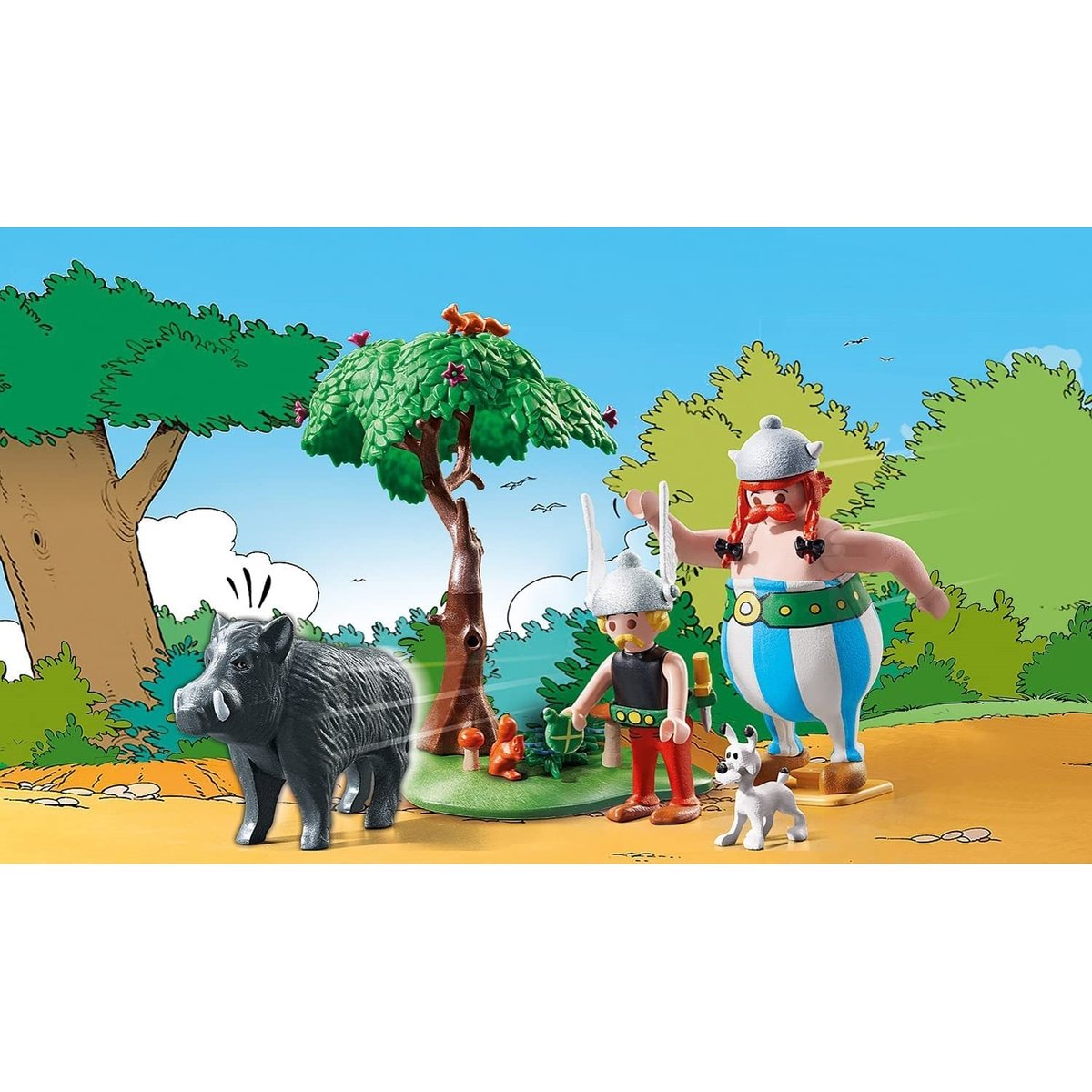 Astérix La chasse au sanglier multicolore, PLAYMOBIL
