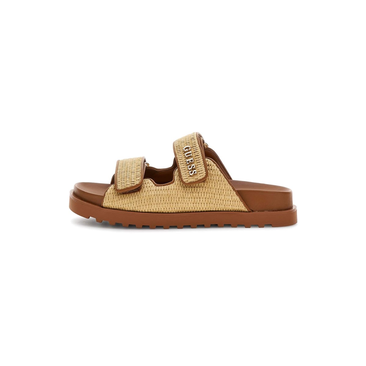 Sandales Fadeliza Double Scratch marron multi, GUESS