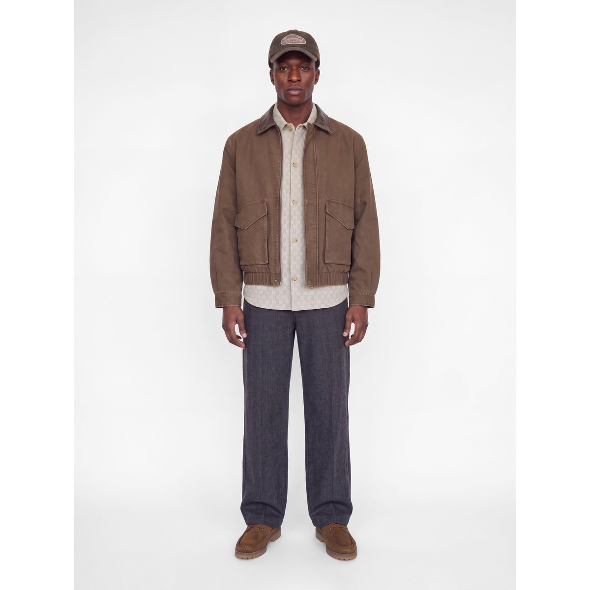 Surchemise blanche - ancient scroll 1, JACK & JONES