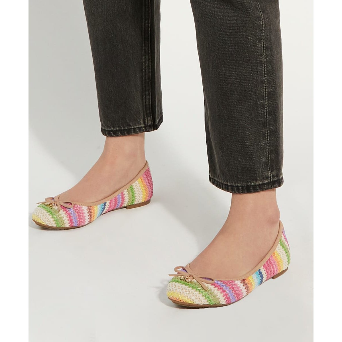 Ballerines à breloque - HALLO multi-synthetic, DUNE LONDON
