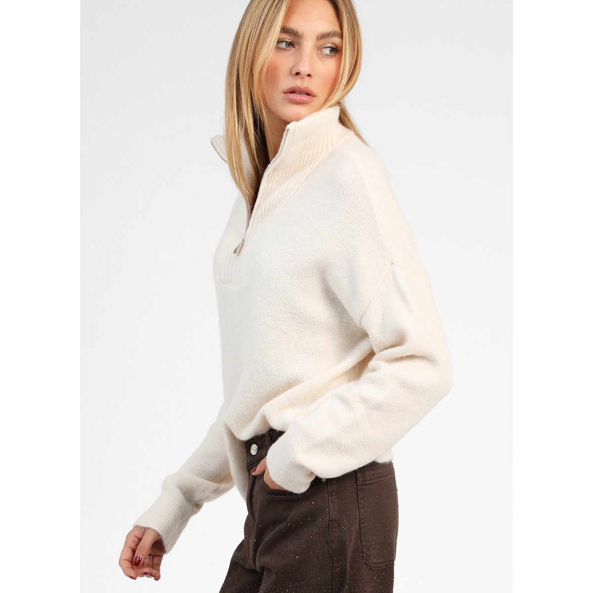 Pull VOXANA ecru, AN'GE