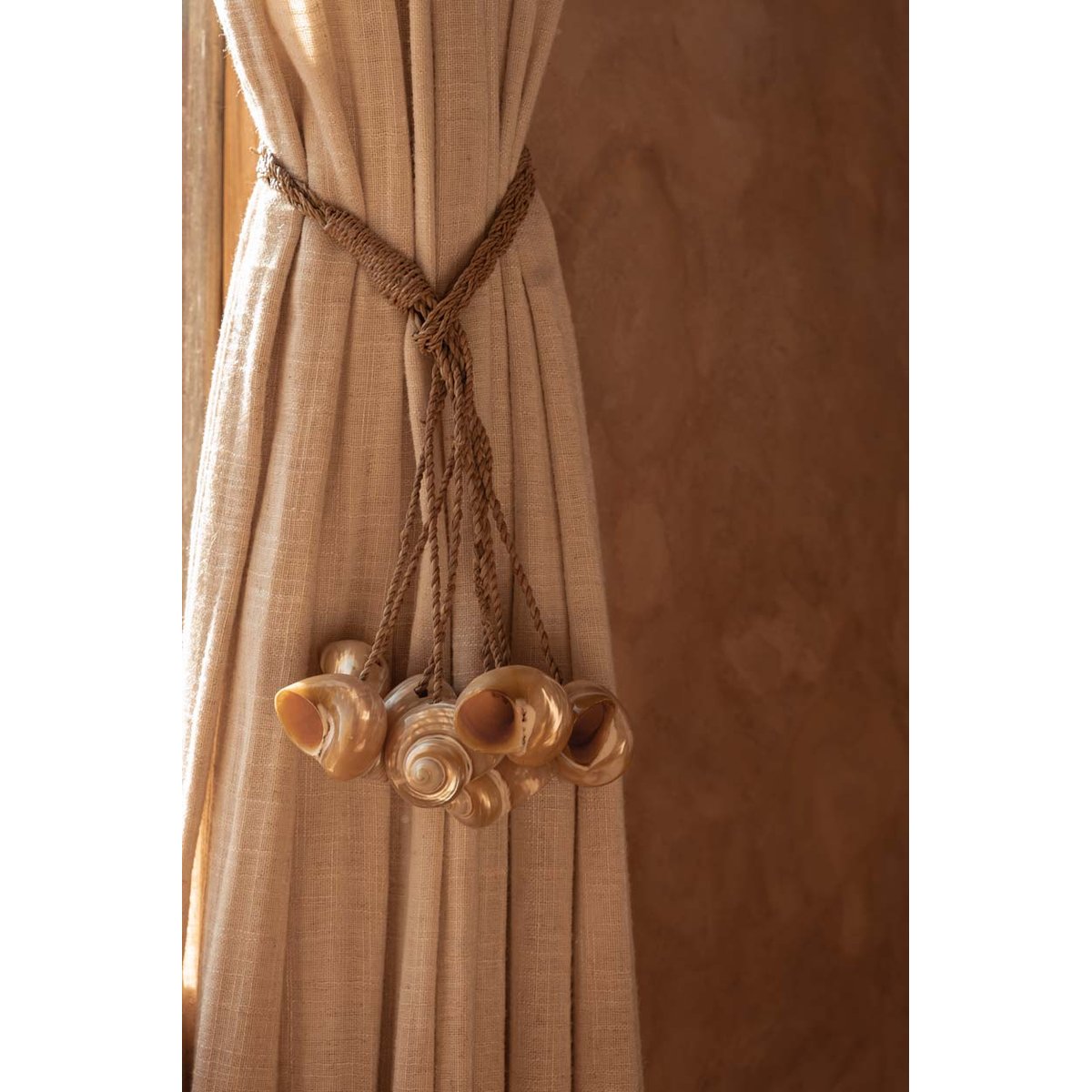 Décoration murale en coquillages CONCH beige, BAZAR BIZAR