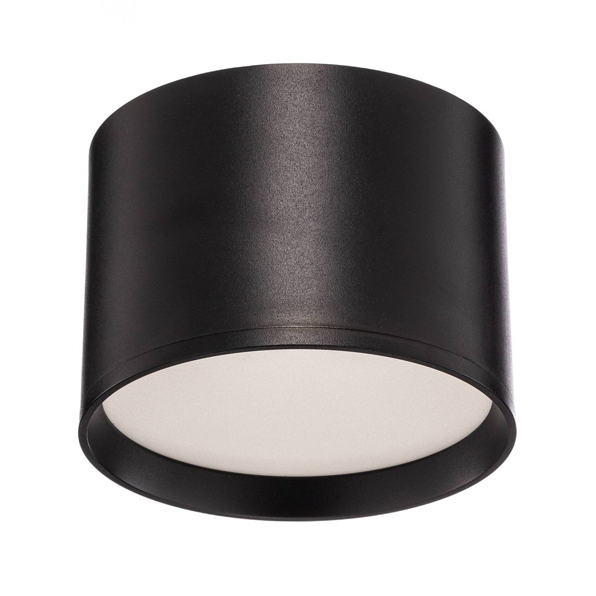 Plafonnier en aluminium moderneLED, Nivoria noir, LINDBY