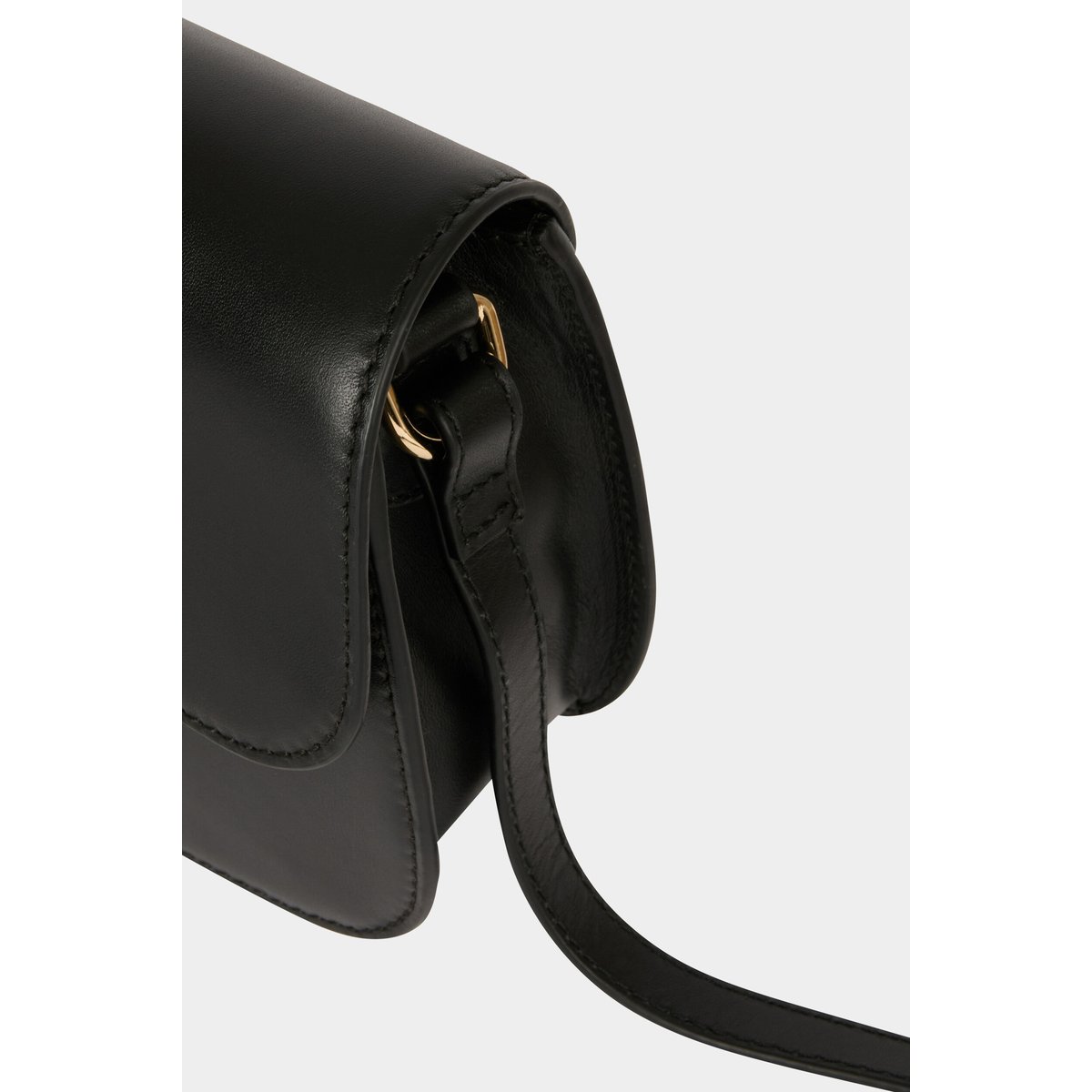 Sac boîte bandoulière noir, MORGAN