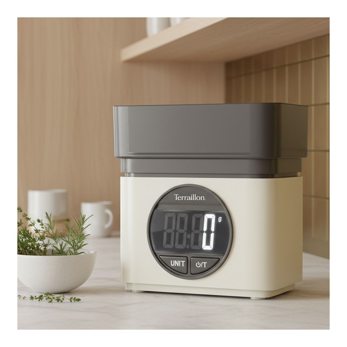 Balance de cuisine BA22 MYTHIQUE CREME 15601 couleur unique, TERRAILLON