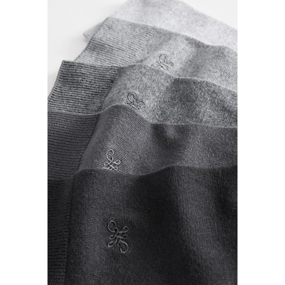 Chaussettes fraîcheur brodées gris, NEXT