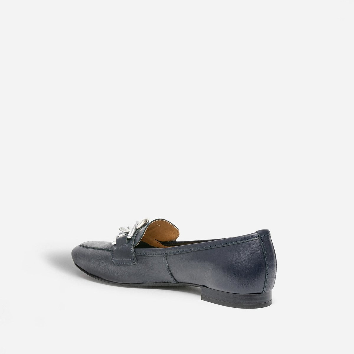 Mocassin en cuir FOGONY bleu fonce, ERAM