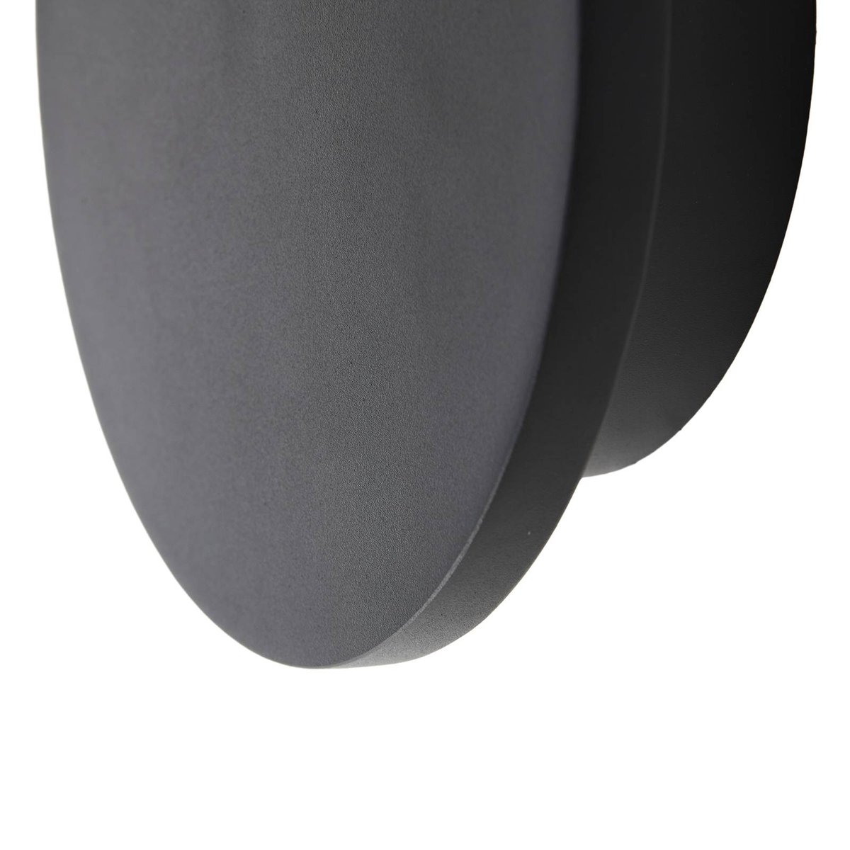 Applique en métal moderneLED, Elrik noir, LUCANDE