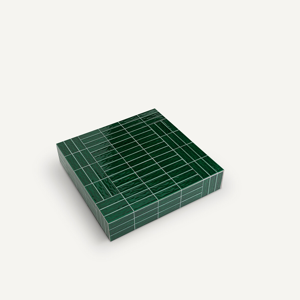 Mesa de centro de cerámica, Dendi verde jade, AM.PM