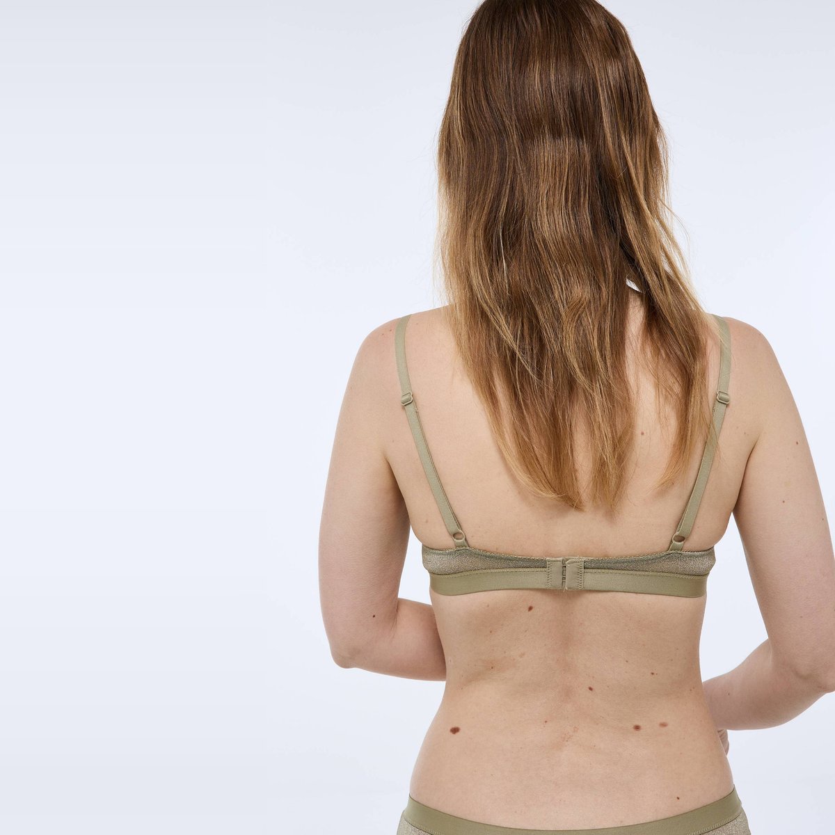 Soutien-gorge coques fines ARIEL avec fils métalisés orme, MONOPRIX