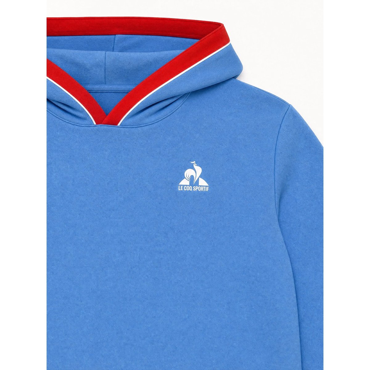 Sweat à capuche Tricolore bleu, LE COQ SPORTIF