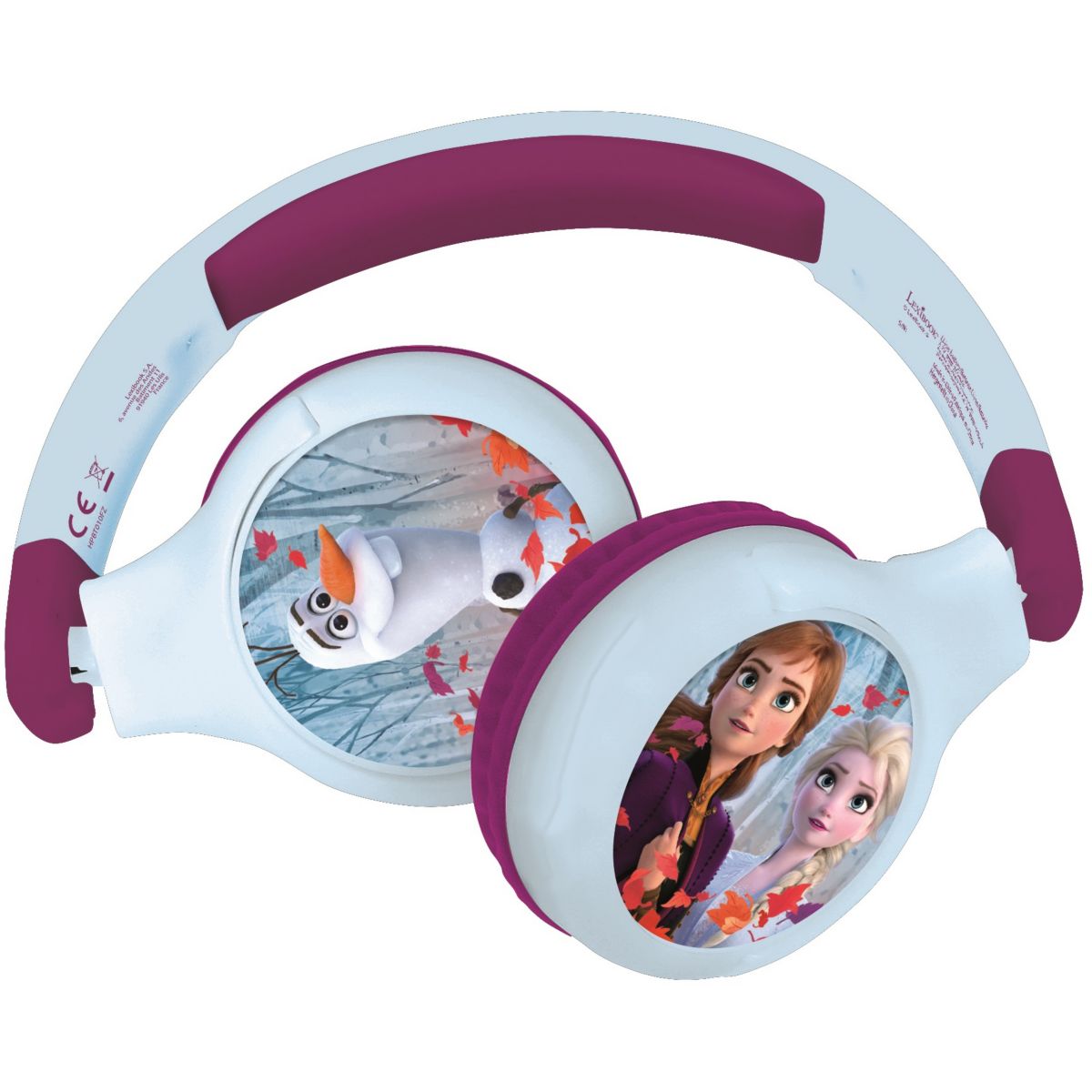 Casque LEXIBOOK Frozen 2 en 1 Bluetooth bleu, LEXIBOOK