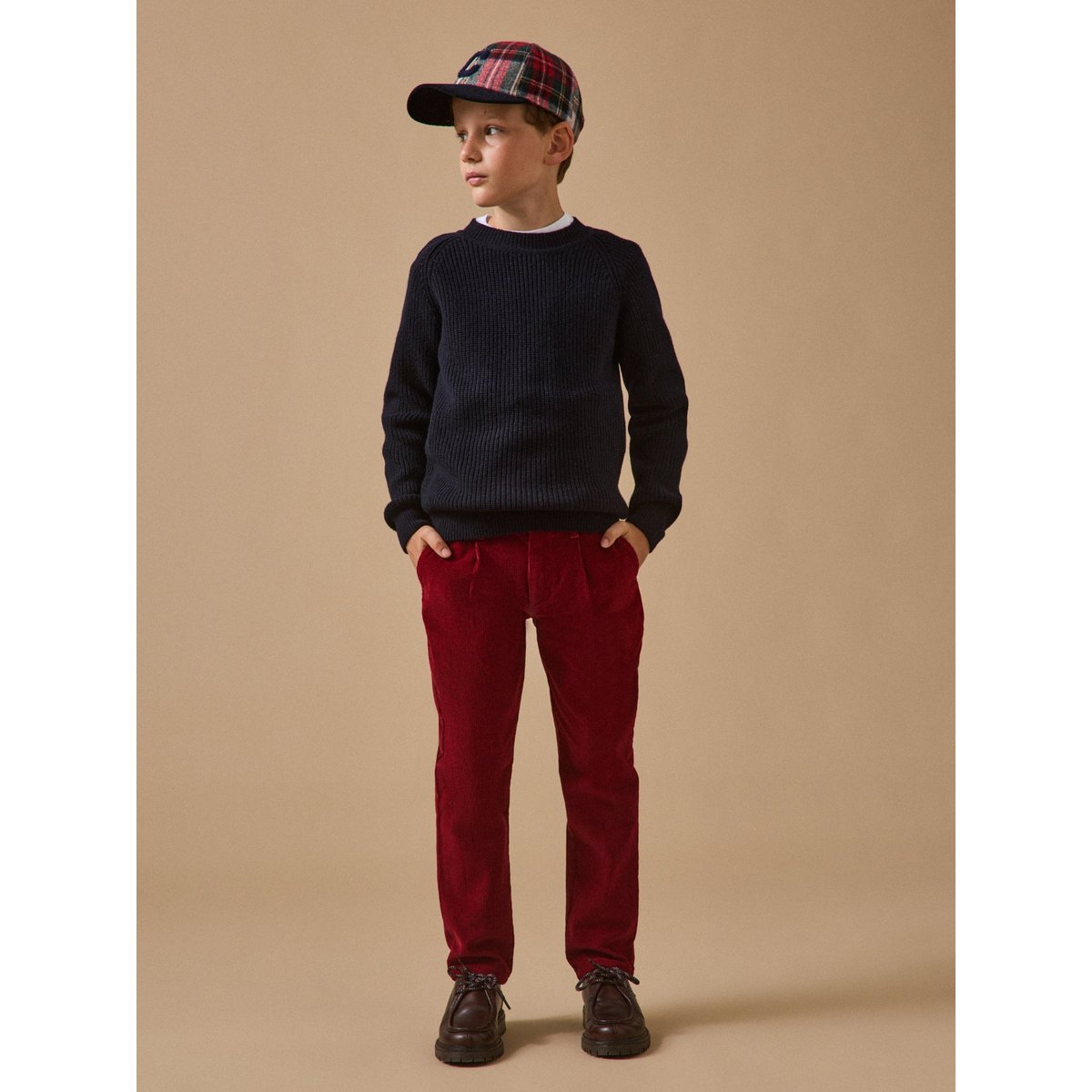 Pull en laine marine, CYRILLUS