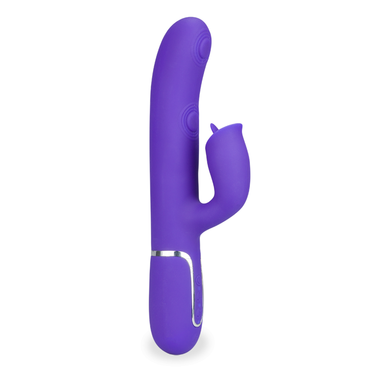 Vibromasseur puissant rabbit percuteur et langue Bomb violet, LOVE AND VIBES