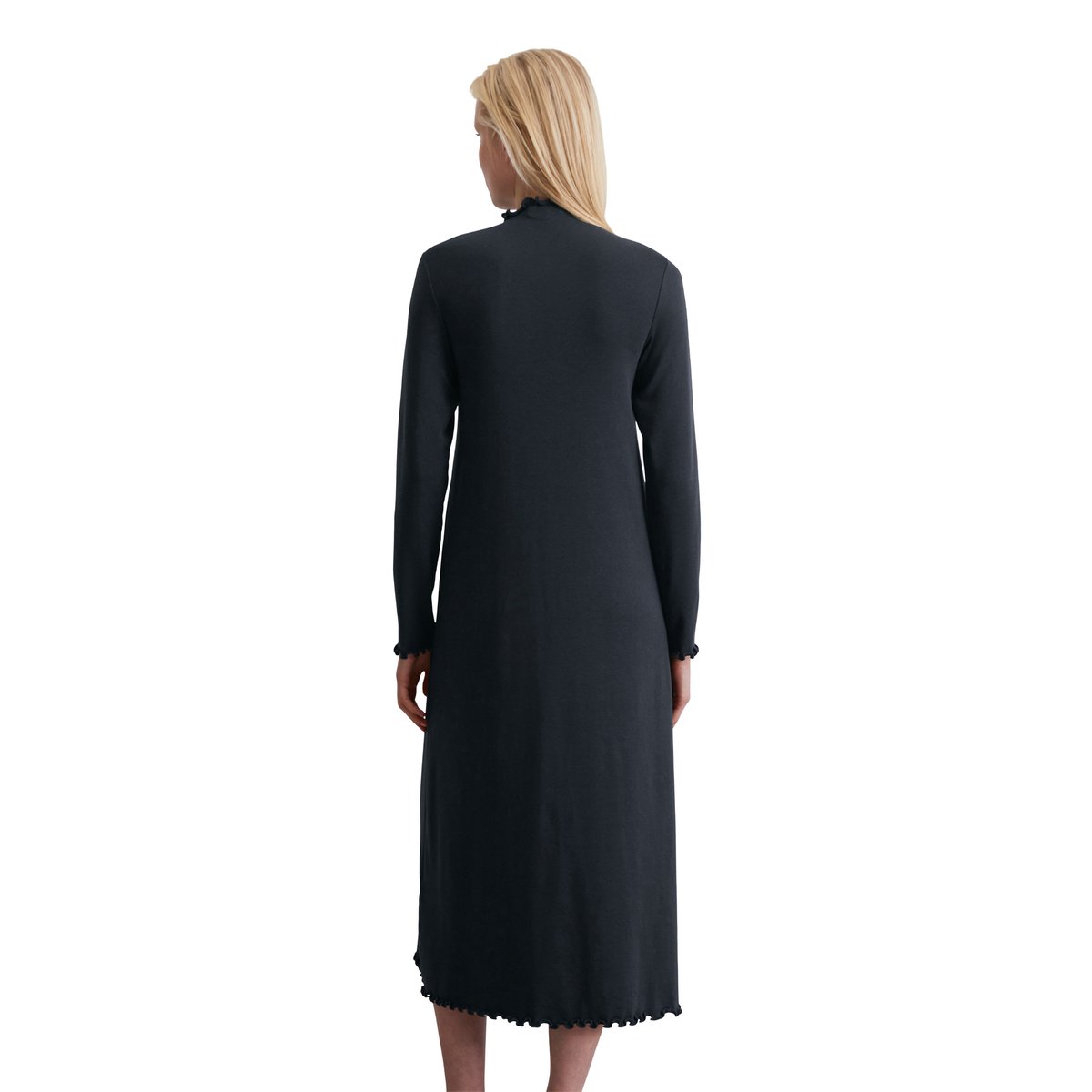 Robe en jersey régulière avec TENCEL™ Lyocell bleu foncé, MARC O'POLO