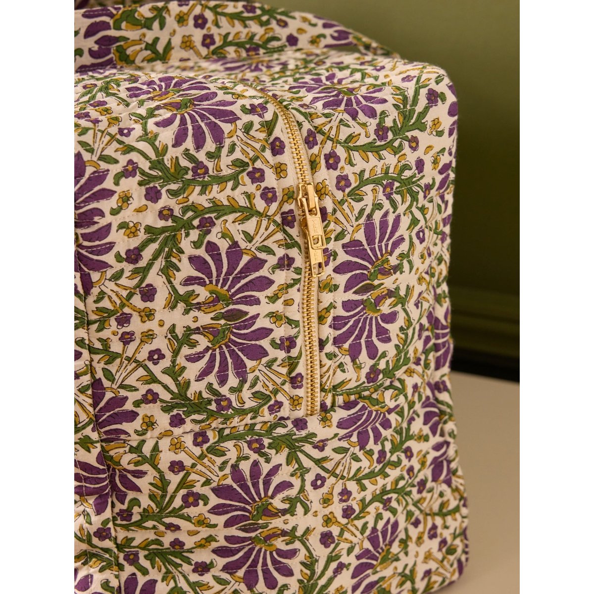 Sac week-end imprimé indien Mysore imprimé fleurs mysore, CYRILLUS