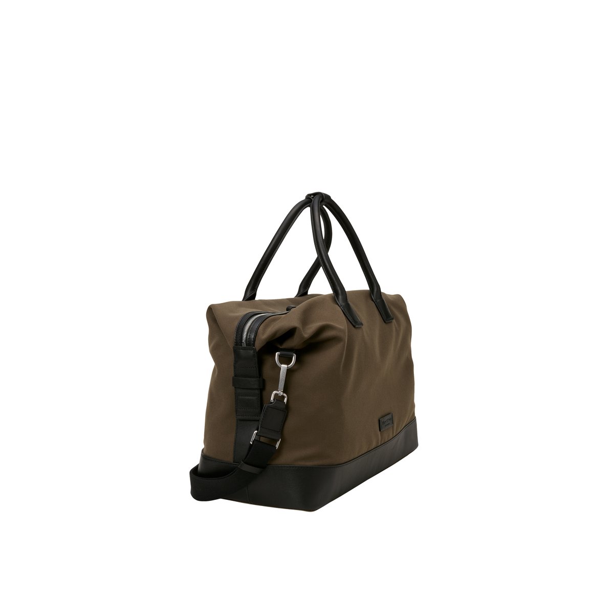 Sac de week-end en toile, modèle Loke avec des détails en cuir véritable braun, MARC O'POLO