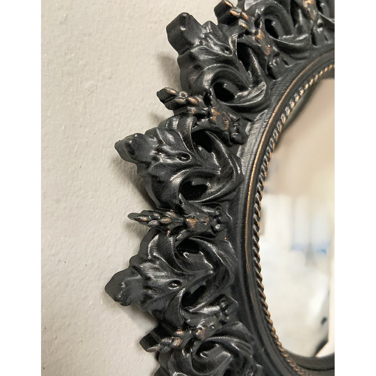 Miroir convexe épis 21.3cm noir, EMDE