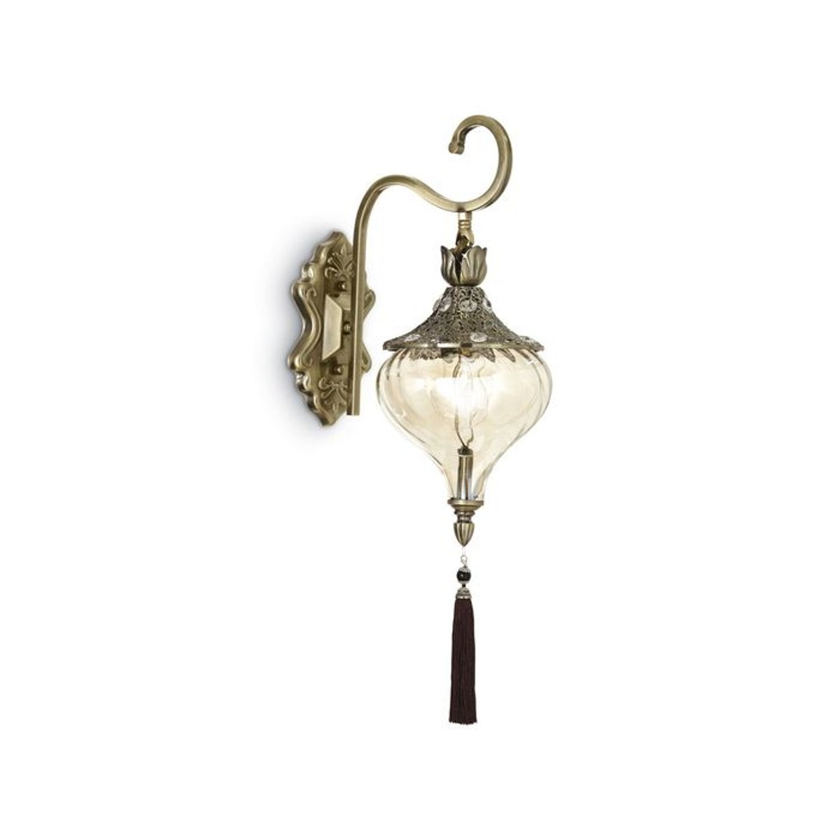 Applique HAREM laiton or dore, IDEAL LUX