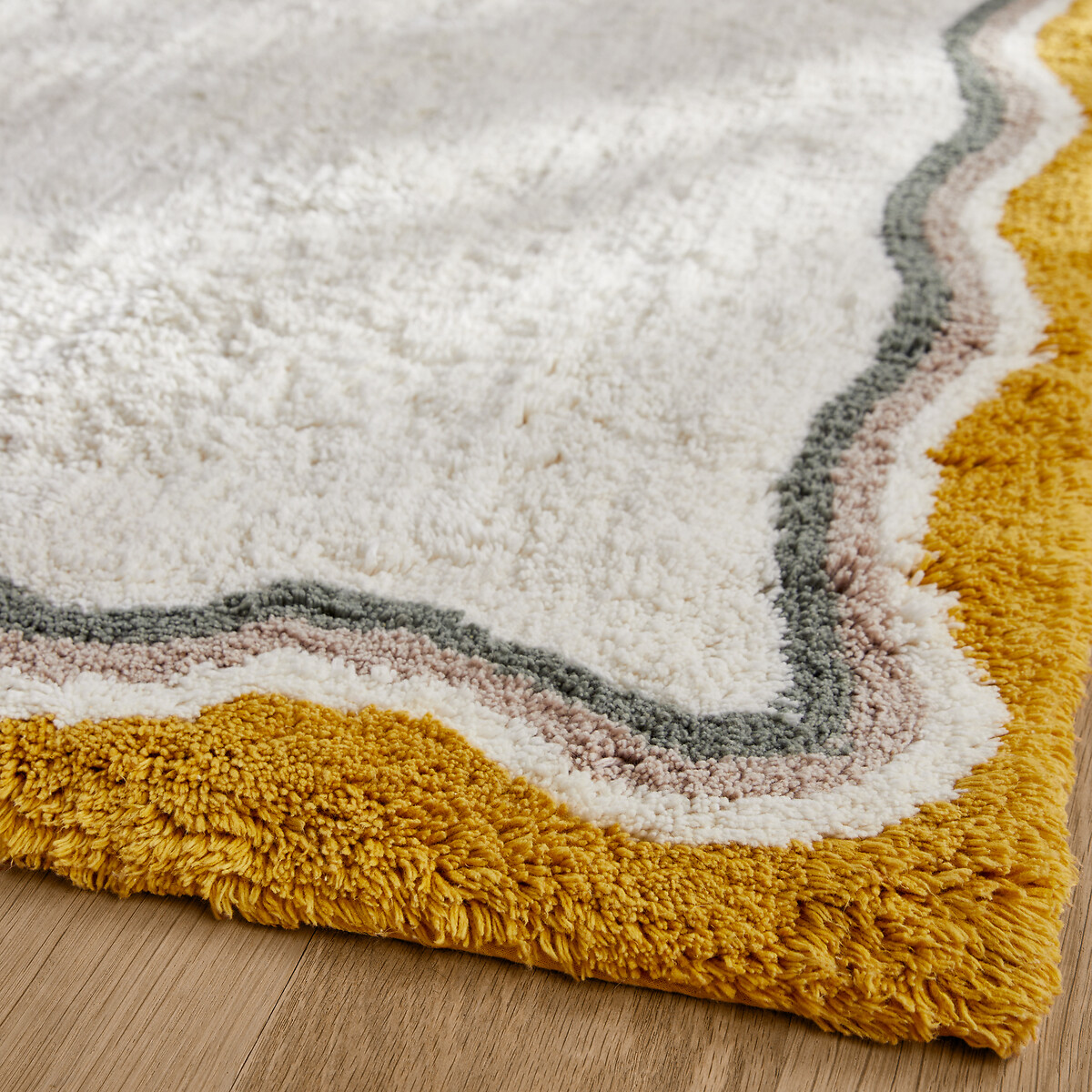 Alfombra de cama infantil de algodón orgánico de tuft, Spili multicolor, AM.PM
