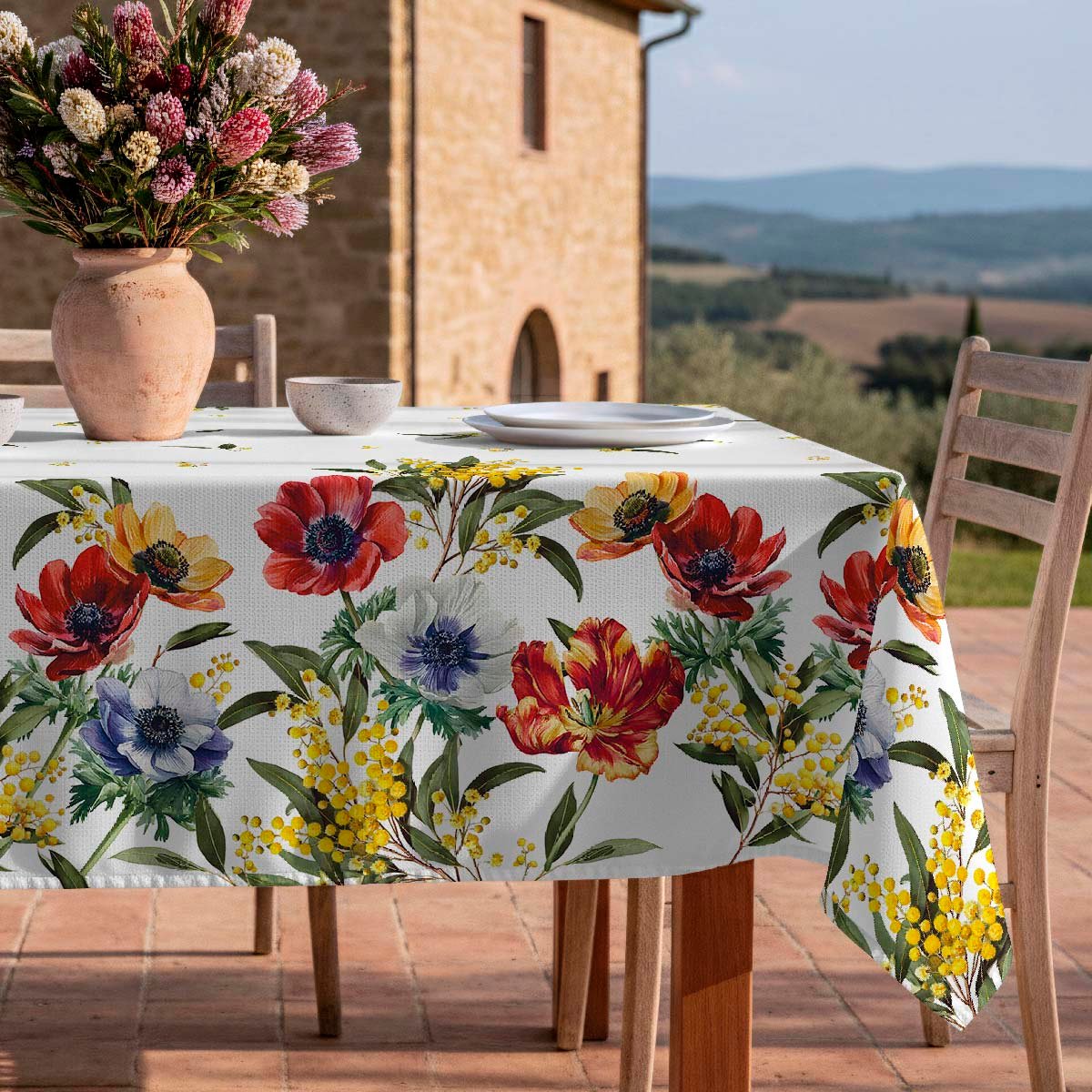 Nappe anti-taches Tumin - 100% coton - multicolore, NAF NAF HOME
