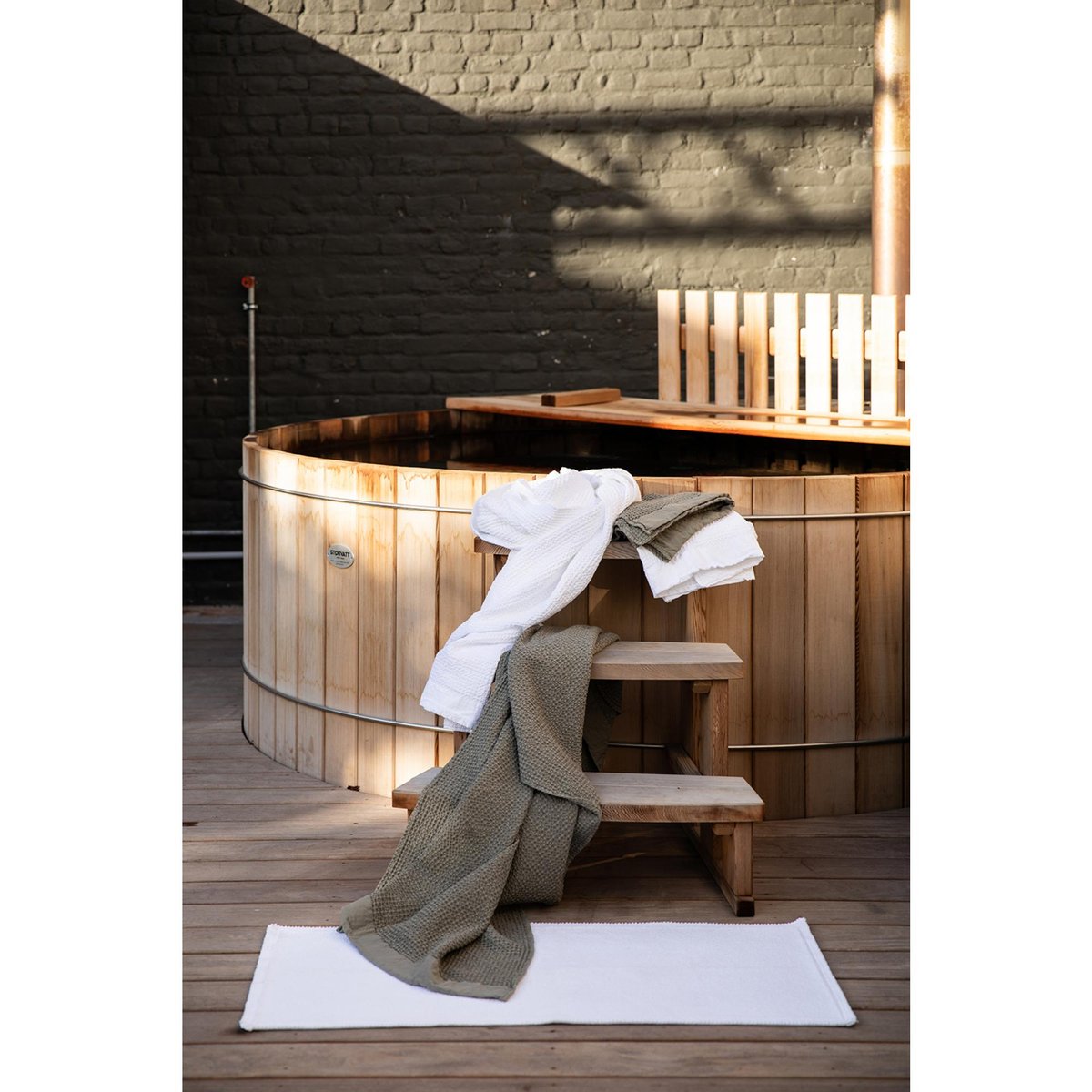 Tapis de bain Etia neige, VIVARAISE