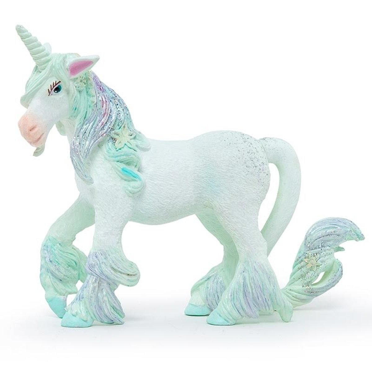 Figurine Licorne des glaces blanc, PAPO