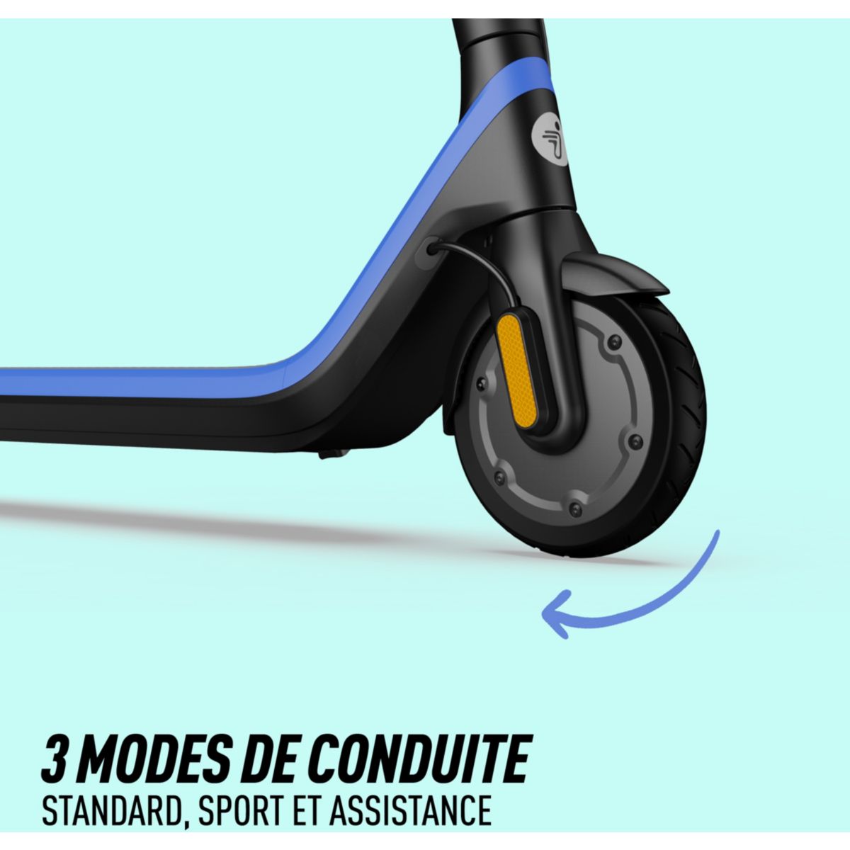 Trottinette électrique enfant C2 Pro E bleu, NINEBOT