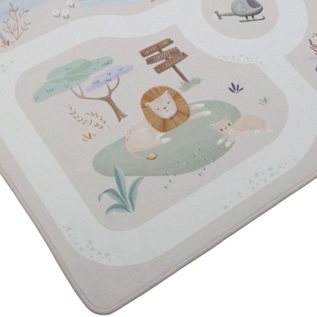 Tapis de jeu et circuit de voitures beige, multicolore, LITTLE DUTCH