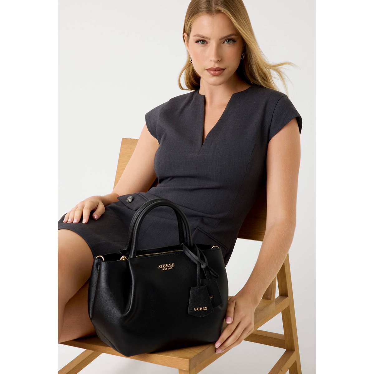 Sac À Main Amorette noir, GUESS