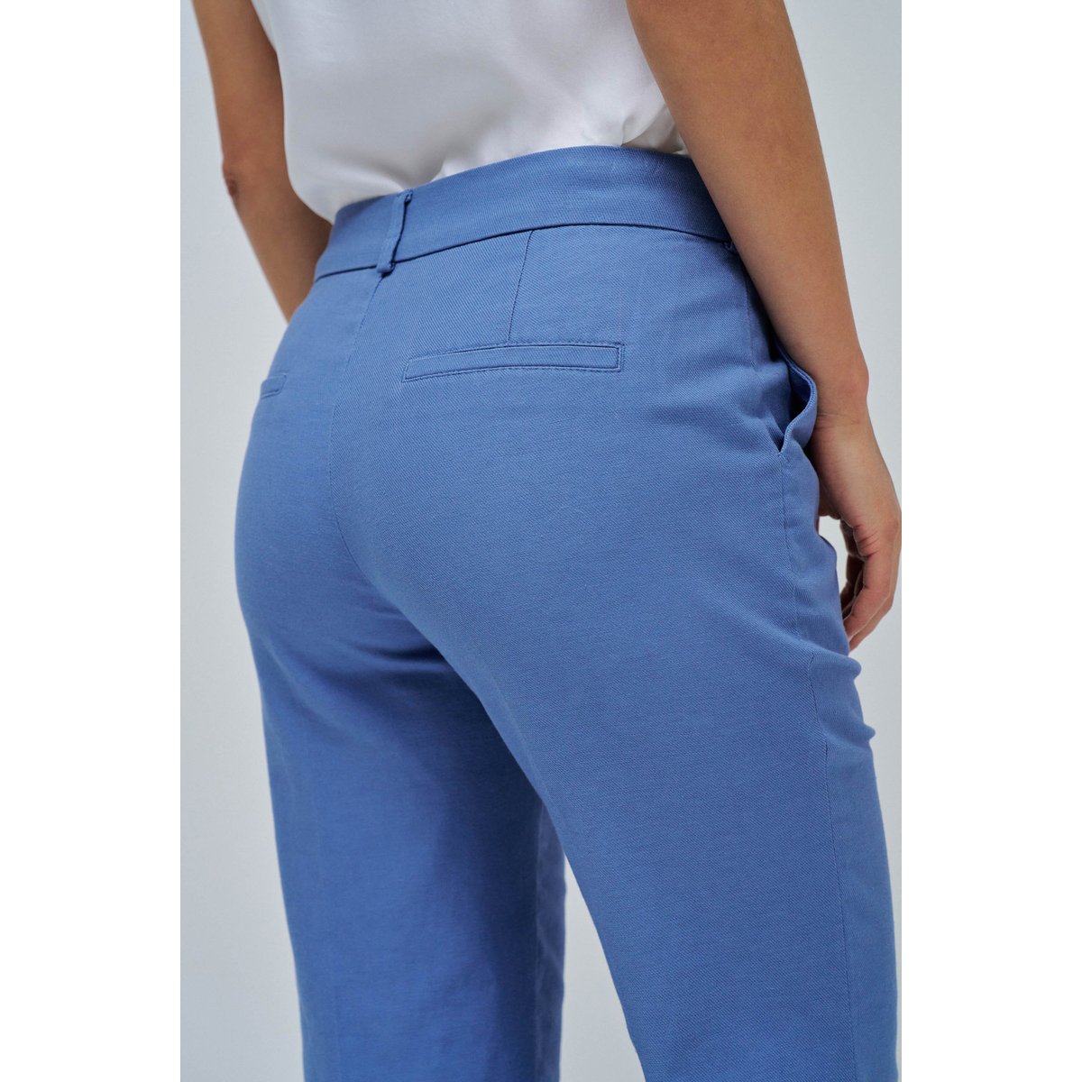 CHINO FLARE EN LIN beige, SALSA JEANS