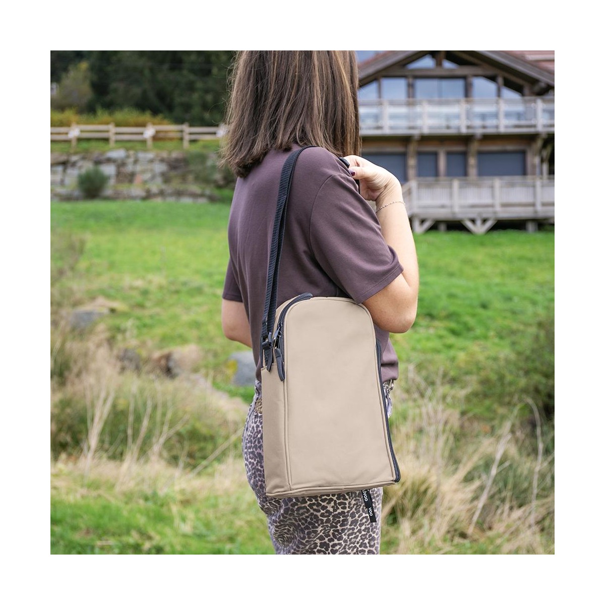Sac apéritif 2 personnes beige, LIVOO