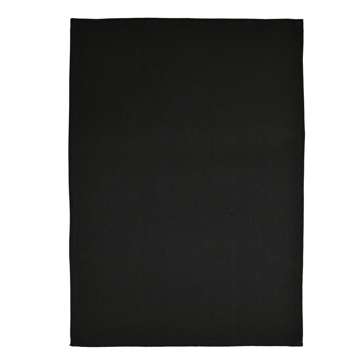 Torchon de cuisine unis en coton - QABANE noir, HOME MAISON