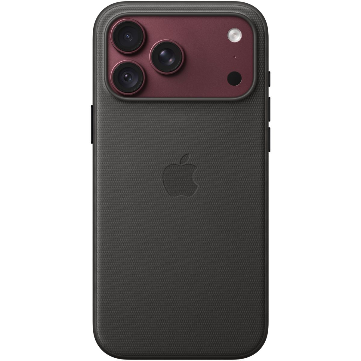 Coque iPhone 18 Pro Max TechWoven Noir Magsafe couleur unique, APPLE