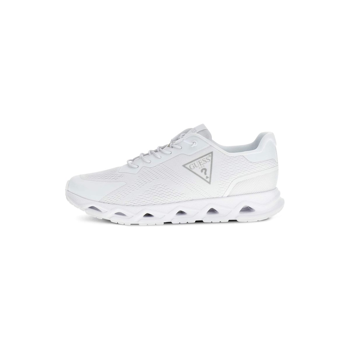 Ease Chaussures De Course En Tissu Synthétique blanc, GUESS