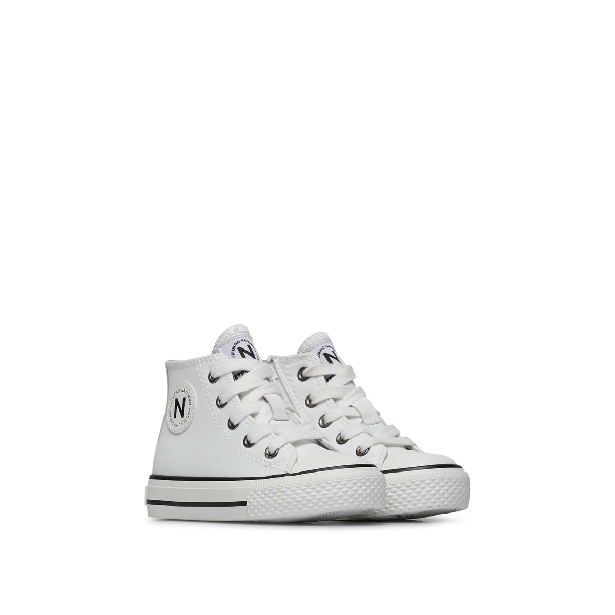 Baskets en cuir YLFAS. blanc, NATURINO