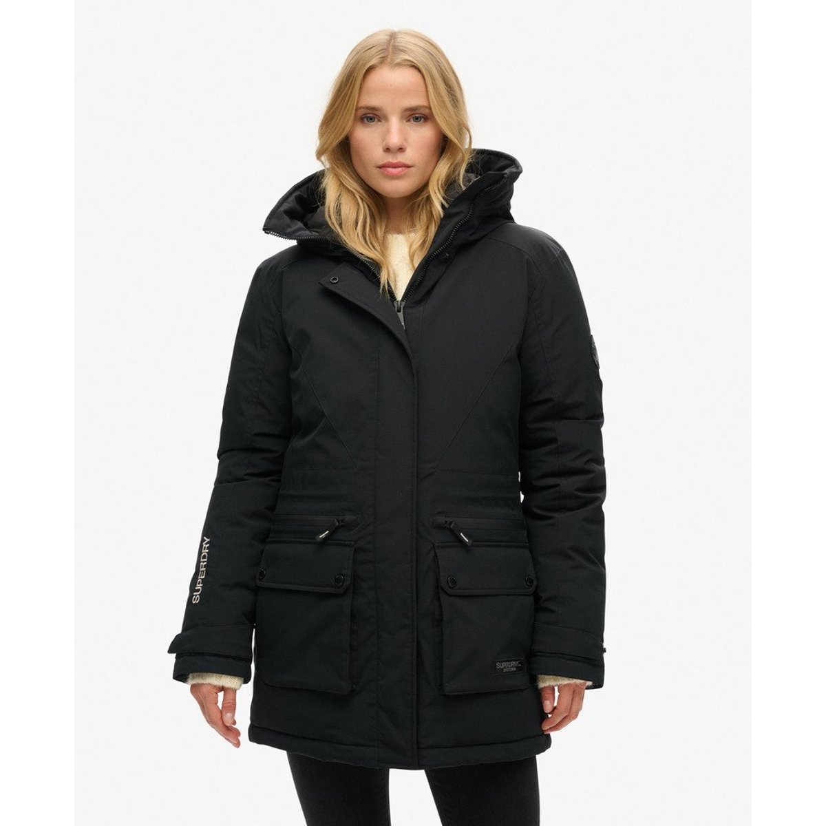 Parka rembourrée City noir, SUPERDRY