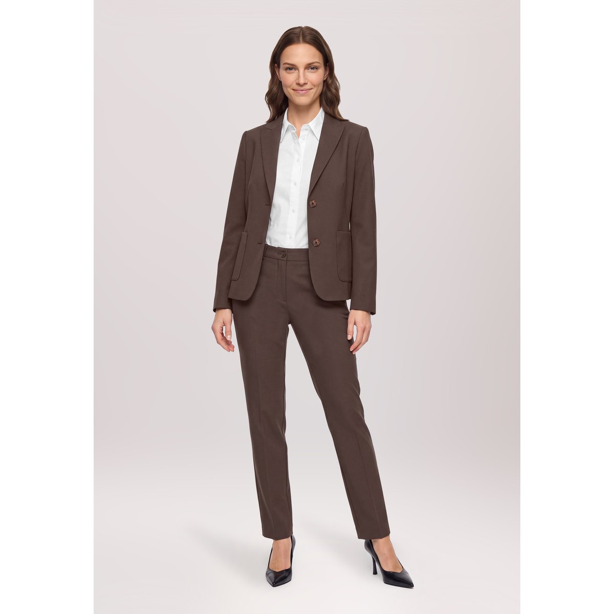 Veste blazer à manches longues light maroon, BETTY BARCLAY
