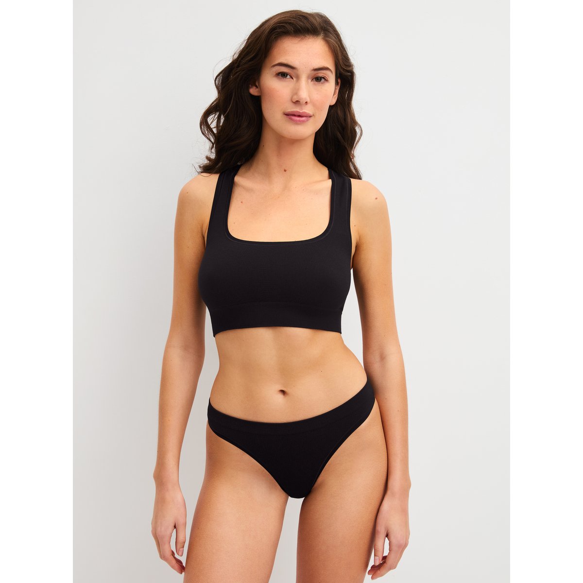 Brassière Modal SEAMLESS NATURAL noir, CALIDA