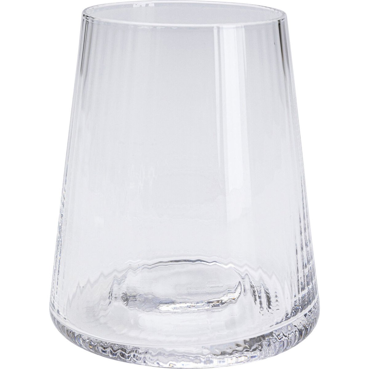 Lot de 6 verres à eau, RIFFLE transparent, KARE DESIGN